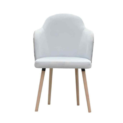 Stuhl 4x Esszimmer Polsterstuhl Fernseh Lounge Club Textil Sitz Sessel Set