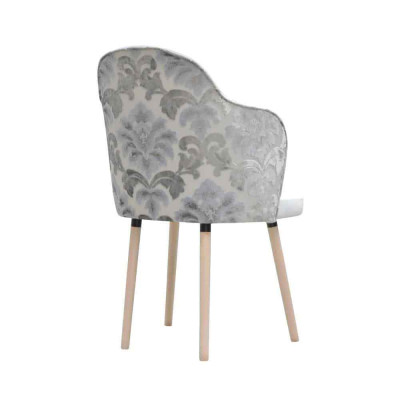Stuhl 4x Esszimmer Polsterstuhl Fernseh Lounge Club Textil Sitz Sessel Set