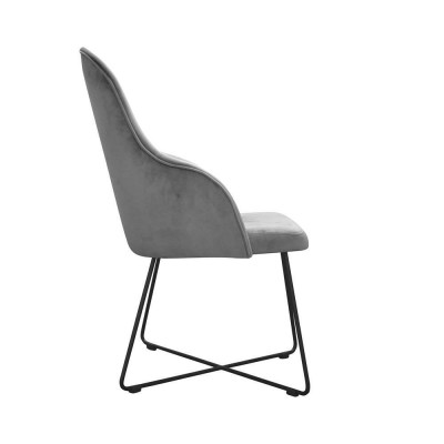 Design Stühle Stuhl Sitz Praxis Ess Zimmer Stoff Textil Polster Warte Kanzlei
