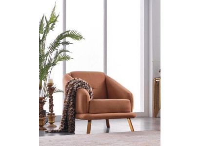 Designer Sessel Wohnzimmer Luxus Sitz Polster Textil Möbel Modern Lehnstuhl Neu