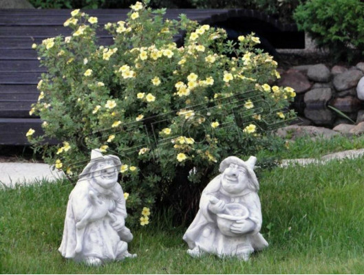 Hexe 29cm Skulptur Design Figur Statue Garten Figuren Statuen