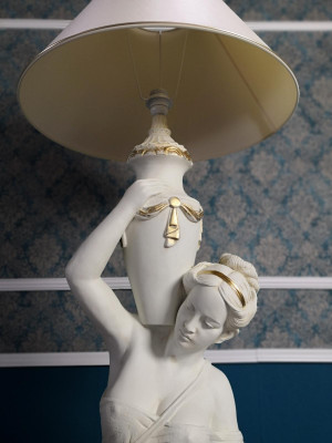 Wohnzimmer Stehlampe Leuchte Steh Leuchten XXL Design Lampe Figur Skulptur Neu