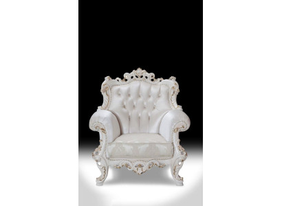 Chesterfield Design Sessel Polster Luxus Textil Couchen 1 Sitzer Königlicher