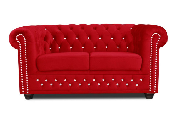 Sofagarnitur 2+1 Sitzer Sofas Couch Polster Blaue Klassische Couchen Garnitur  