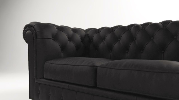 Designer Sofa 3 Sitzer Chesterfield Couch Polster Sofas Dreisitzer Couchen Sitz