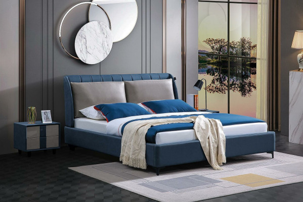 Bett 3 tlg. Schlafzimmer Set Design Modern Luxus Schlafzimmer Nachttisch Betten!