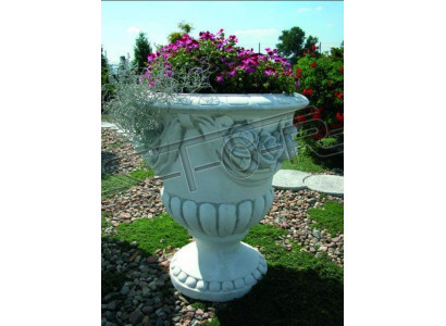 Blumenkübel Pflanz Kübel Dekoration Figur Garten Blumentöpfe Natur Vasen