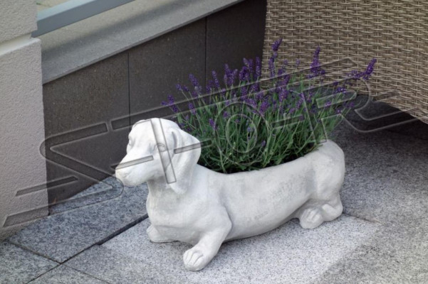 Blumenkübel Pflanz Kübel Dekoration Garten Figur Vasen Blumentöpfe Natur