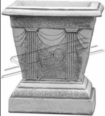 Design Blumentopf Top Planz Kübel Gefäß Töpfe Figur Gesicht Deko Skulptur