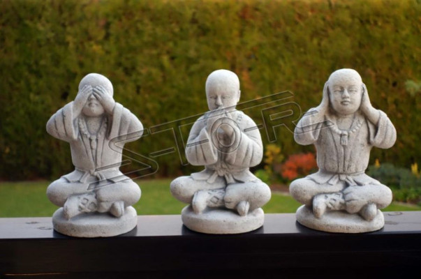 25cm Shaolin Kung Fu Figur Statue Kämpfer Figuren Dekorative Weiß Statuen