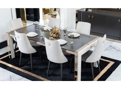 Tisch Massiv Holz Möbel aus Italien Esszimmer Tische Einrichtung Esstisch Luxus
