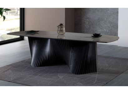 Esszimmertisch Esstisch Küchentisch Esszimmer Holz Schwarz Tisch Luxus