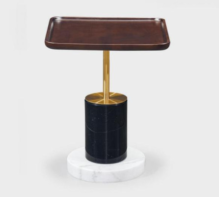 Designer Beistelltisch Couchtisch Wohnzimmer Möbel Kaffeetisch Marmor Tisch