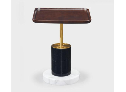 Designer Beistelltisch Couchtisch Wohnzimmer Möbel Kaffeetisch Marmor Tisch