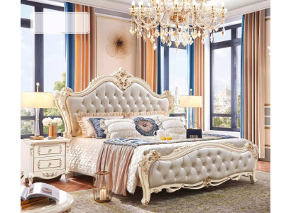 Set klassisches möbel von 3tlg besteht aus Luxus Bett und 2x Nachttische Set klassisches möbel von 3tlg besteht aus Luxus Bett und 2x Nachttische