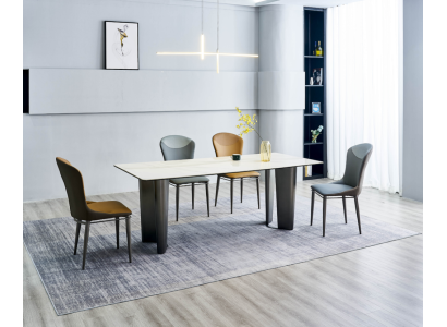 Stilvolle Esszimmergarnitur Designer Esstisch 6x Stühle 7tlg. Luxus Set