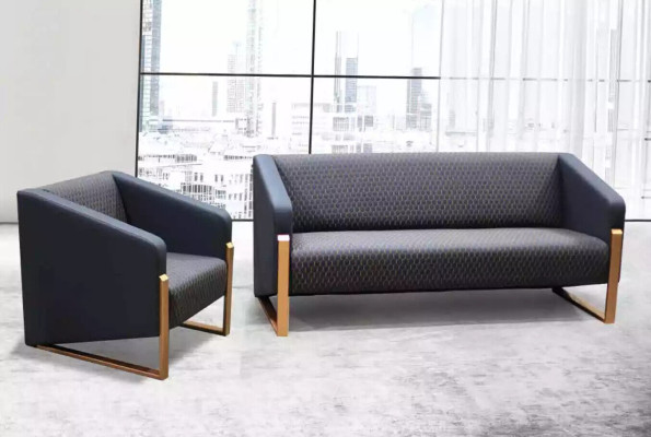Design Sessel Luxus Arbeit Zimmer Büro Möbel Stoff Modern Neu