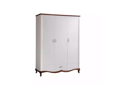 Modern Design Weiß Kleiderschrank mit Schublade Holz Design Schränke neu