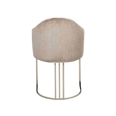 Esszimmerstuhl Luxus 4x Stühle Textil Design Metall Modern Stuhl Möbel