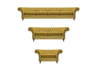 Polstermöbel Sofagarnitur Luxus Einrichtung Chesterfield Wohnzimmer Komplett