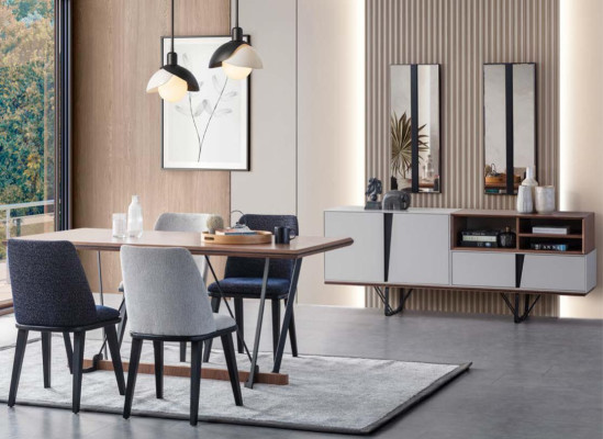 Luxus Anrichte Sideboard Schrank Kommode Holzschrank Holz Weiß