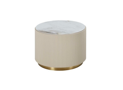 Luxus Rundtisch Holz Moderne Design Beige Luxus Möbel Wohnzimmer Runde Tisch Neu