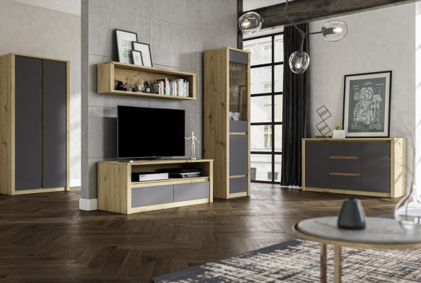 Schrank Wohn Zimmer Regal Luxus Design rtv tv Kommode Anrichte Side Low Board
