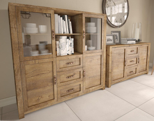 Kommode Schrank Sideboard Lowboard Kommoden Schränke Massive Möbel Holz Anrichte