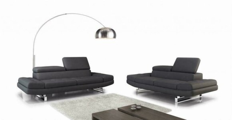 Ledersofa Couch Wohnlandschaft 3+2+1 Sitzer Garnitur Design Modern Sofa