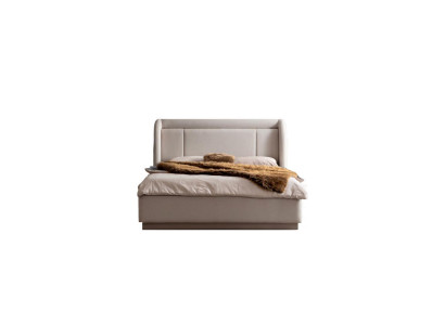 Modernes Beiges Bettgestell Schlafzimmer Doppelbett Luxuriöse Möbel Neu