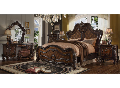 Chesterfield Doppelbett Bett Design Ehebett Luxus Betten Barock Antik Stil
