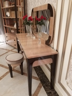 Tisch Konsole Spiegel Kommode Schminktisch Schlafzimmer Hocker Set