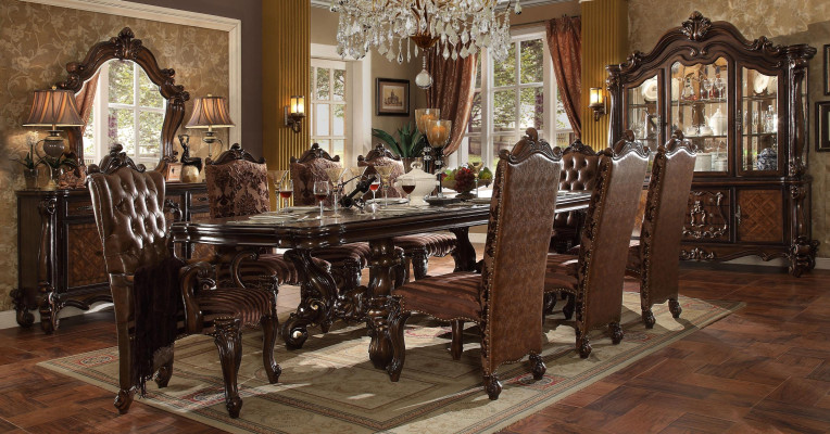 Königlicher Esstisch Tisch Holz Luxus Tische Rokoko Barock Stil Esszimmer