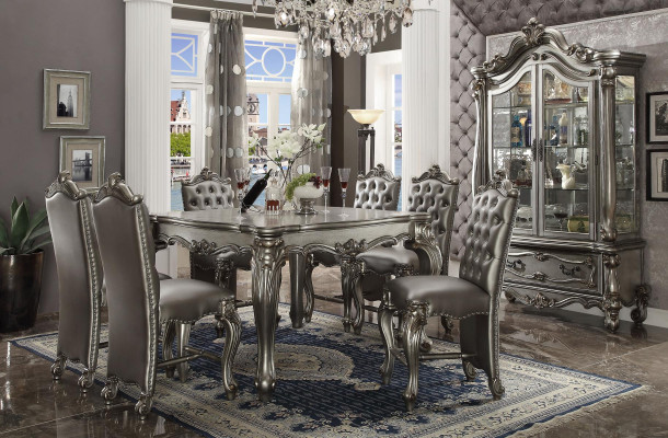 Barock Antik Stil Esstisch Tisch Echtes Klassische Holz Designer Tische