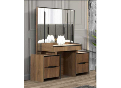 Elegant Schminktisch mit Spiegel luxuriös Möbel im Schlafzimmer Neu