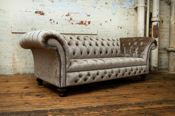 Design Dreisitzer Couch Polster Sofa Moderne 3er Sitz Sofas Zimmer Möbel Grau