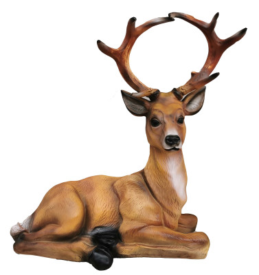 Designer Abstrakte Figur Moderne Figuren Dekoration Hirsch Garten Skulpturen Neu