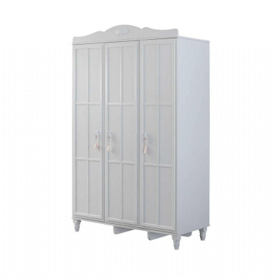 Luxus Kleiderschrank Kinderschrank Holzschrank Schrank Holz Weiß
