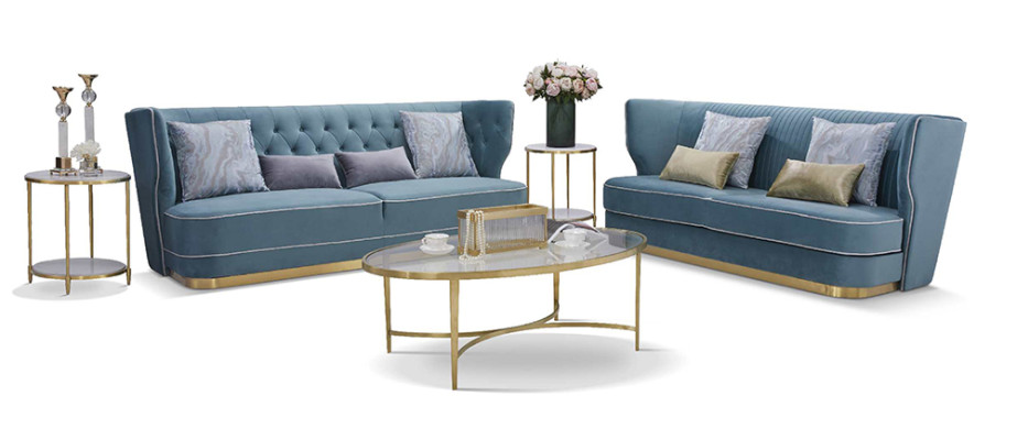 Sofa 2 Sitzer Luxus Designer Couch Neu Sofa Luxus Polstersofas Zweisitzer Neu