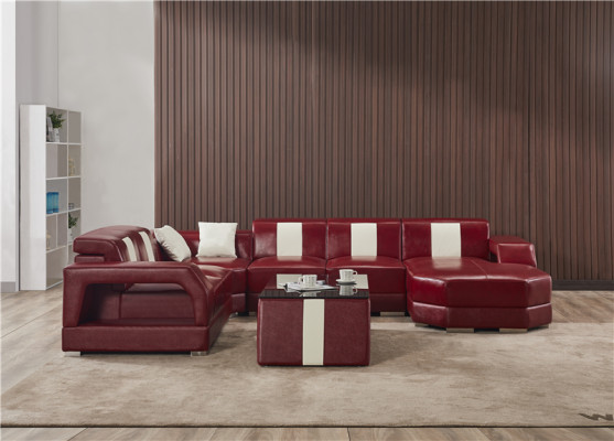 Sofa Sitz Eck Garnitur Polster Ecke Couch Design Couch Luxus Couchen Leder Neu
