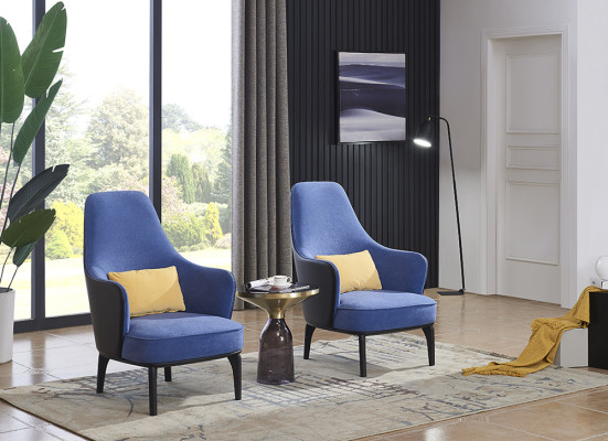 Lounge Luxus Fernseh Club Polster Sitzer  Sessel Design Couch Sofa Relax Stoff