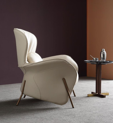 Luxus Stuhl Polster Cocktail Relax Lounge Club Stühle Möbel Design Sessel Leder