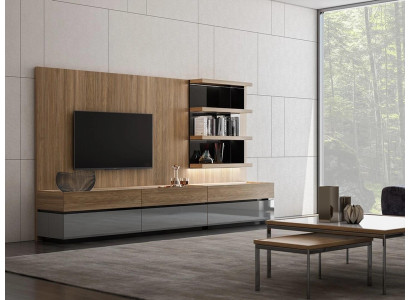 Wohnzimmermöbel Wohnwand 320 cm Einrichtung Braun Luxus Wand Regale Wohnzimmermöbel Wohnwand 320 cm Einrichtung Braun Luxus Wand Regale