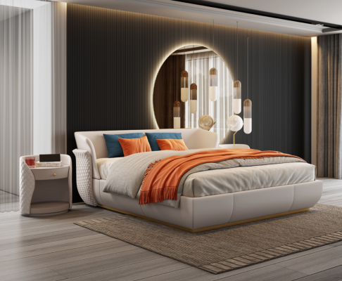 Bett Polster Design Luxus Doppel Betten Schlaf Zimmer 180x200cm Neu