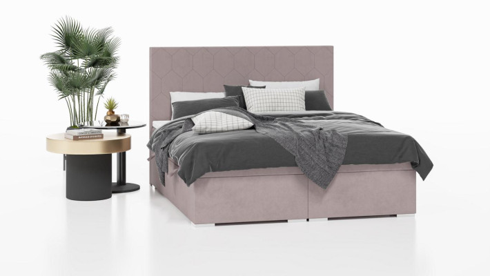 Bett Polster Design Doppelbett Schlafzimmer Textil Möbel Luxus Boxspringbett