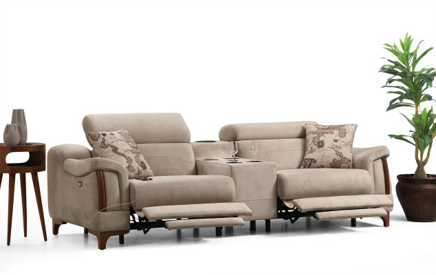 Modern Sofa Couch Designer Neu Möbel Luxus Wohnzimmer Polster Textil