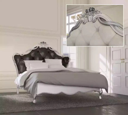 Bett Polster Design Luxus Doppel Betten Schlaf Zimmer Italienische Möbel