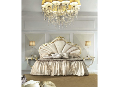 Design Schlafzimmer 3tlg. Bett 2x Nachttisch Klassischer Luxus Betten Set Möbel