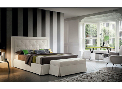 Chesterfield Betten 180x200cm Schlaf Zimmer Textil Stoff Bett Design Luxus Hotel