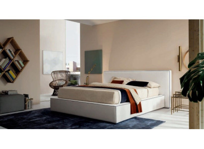 Italienische Designer Bett Schlafzimmer Betten Textil Hotel Luxus Polster Möbel